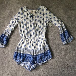 Long sleeve romper